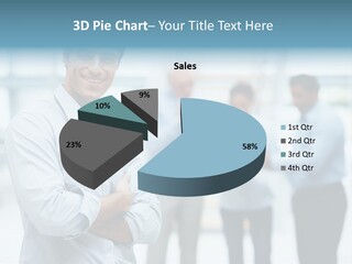 A Man Standing In Front Of A Group Of People PowerPoint Template
