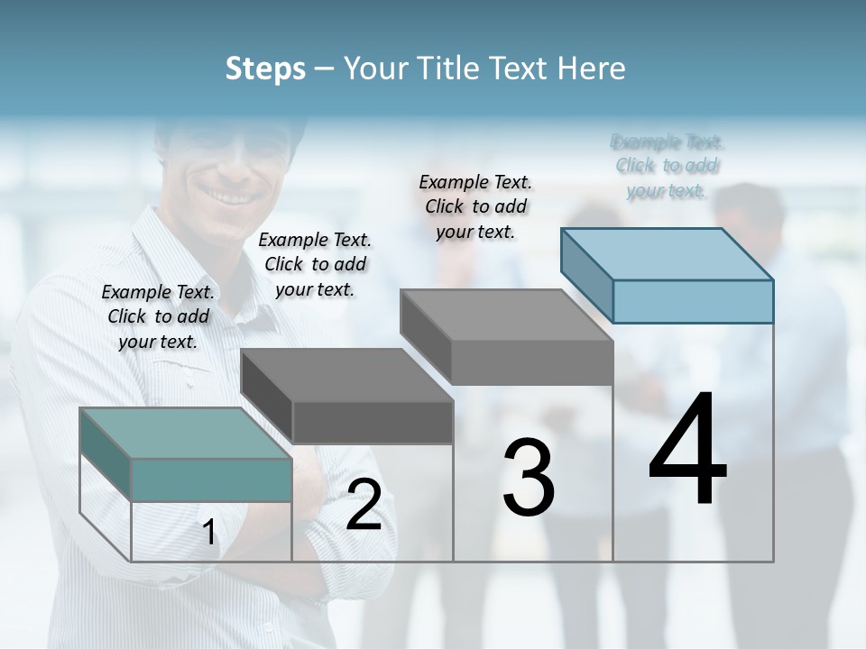 A Man Standing In Front Of A Group Of People PowerPoint Template