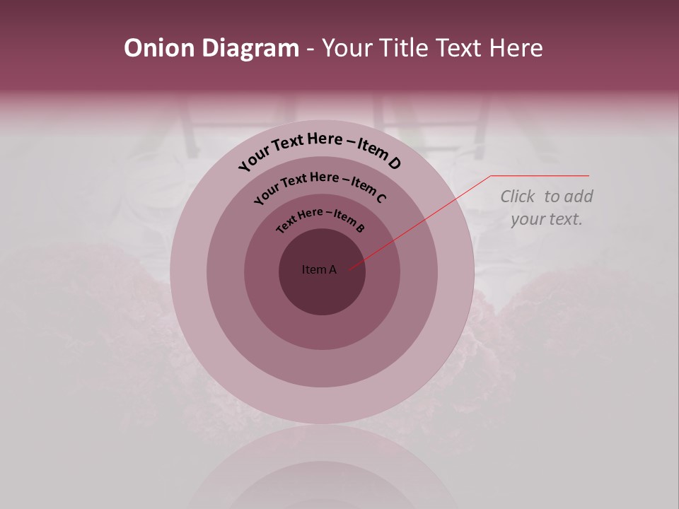 A Table Topped With Pink Flowers And Plates PowerPoint Template