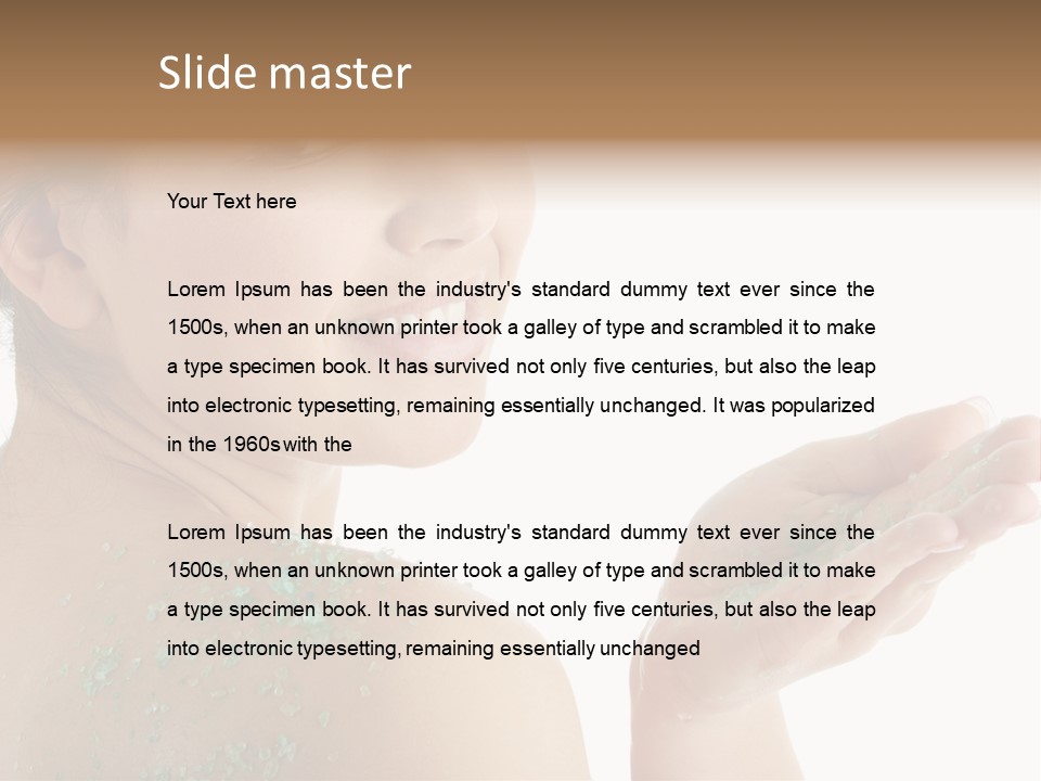 Climbing Mountain Brave PowerPoint Template