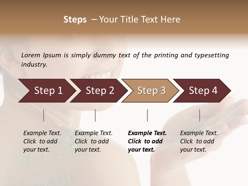 Climbing Mountain Brave PowerPoint Template