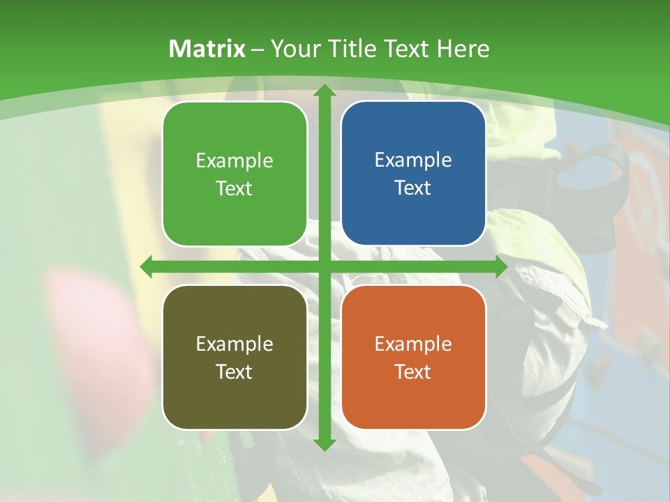 Climbing Mountain Brave PowerPoint Template