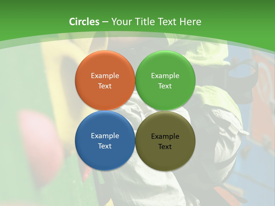 Climbing Mountain Brave PowerPoint Template