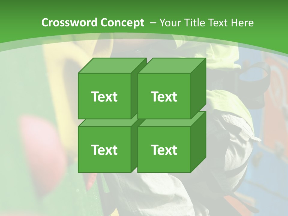 Climbing Mountain Brave PowerPoint Template