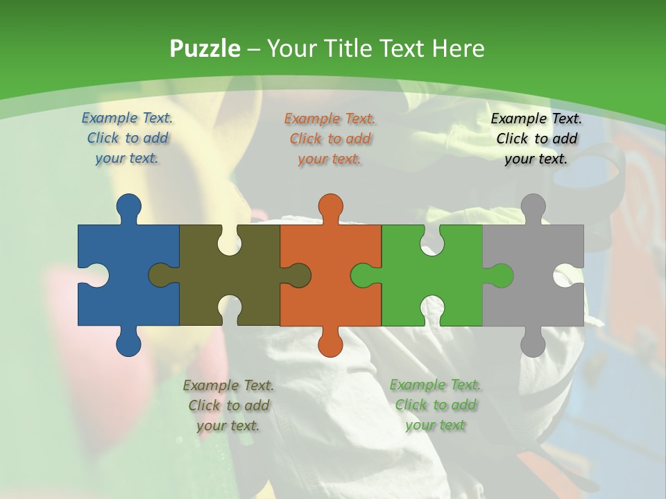 Climbing Mountain Brave PowerPoint Template