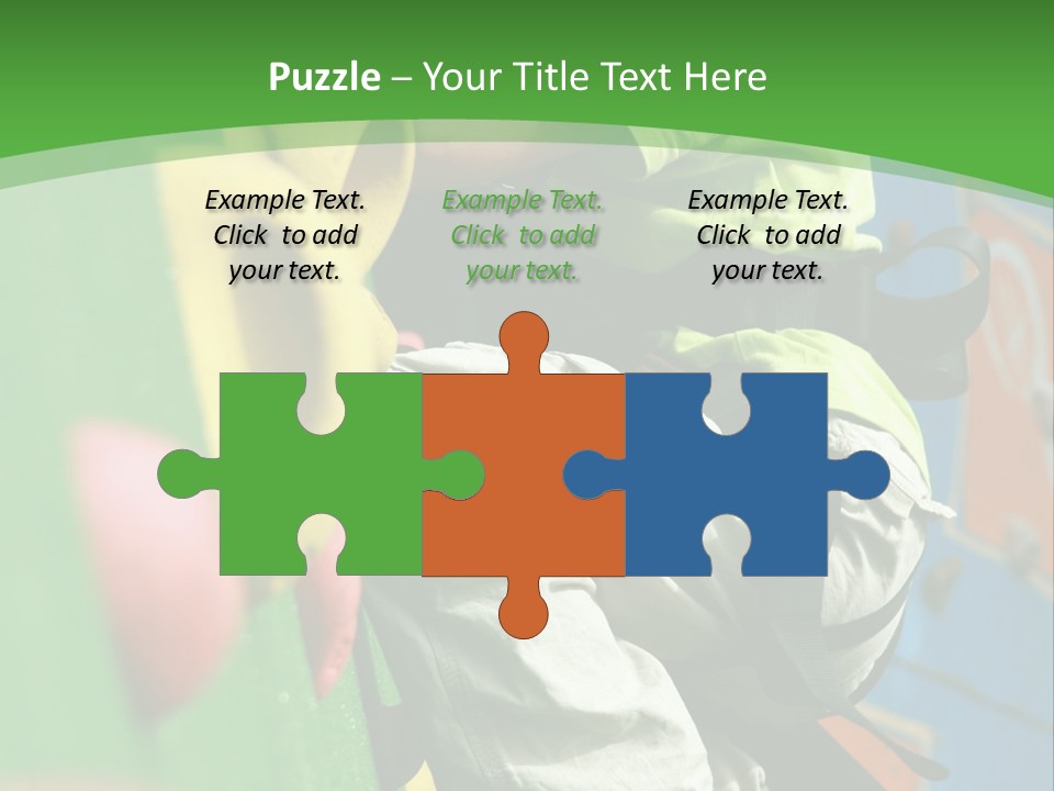 Climbing Mountain Brave PowerPoint Template