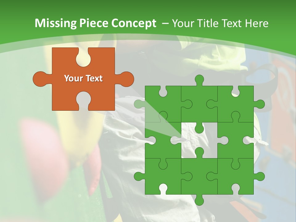 Climbing Mountain Brave PowerPoint Template