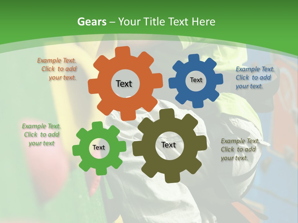 Climbing Mountain Brave PowerPoint Template