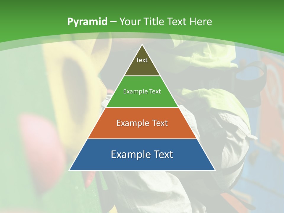 Climbing Mountain Brave PowerPoint Template