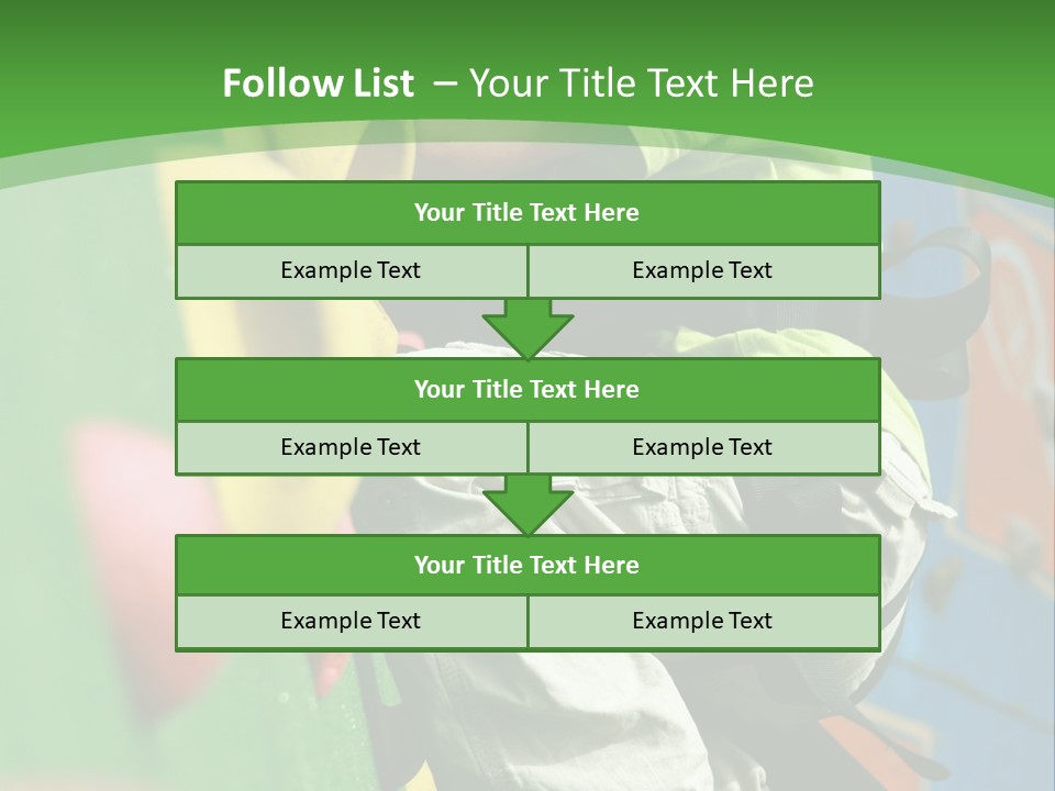 Climbing Mountain Brave PowerPoint Template