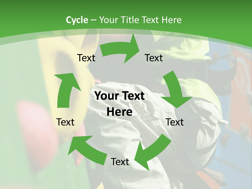 Climbing Mountain Brave PowerPoint Template