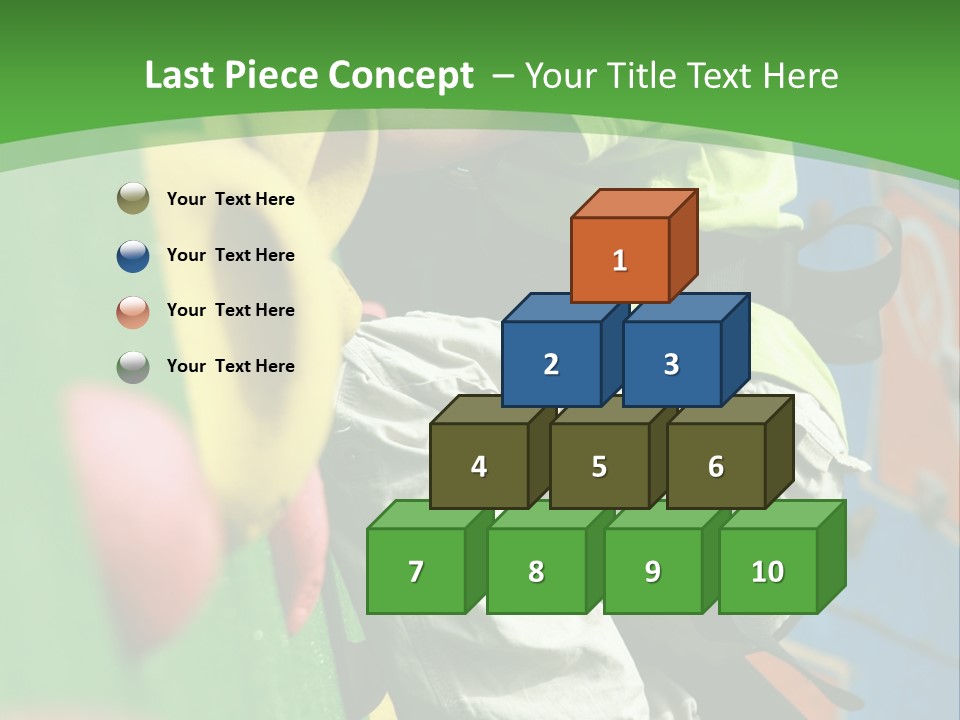 Climbing Mountain Brave PowerPoint Template