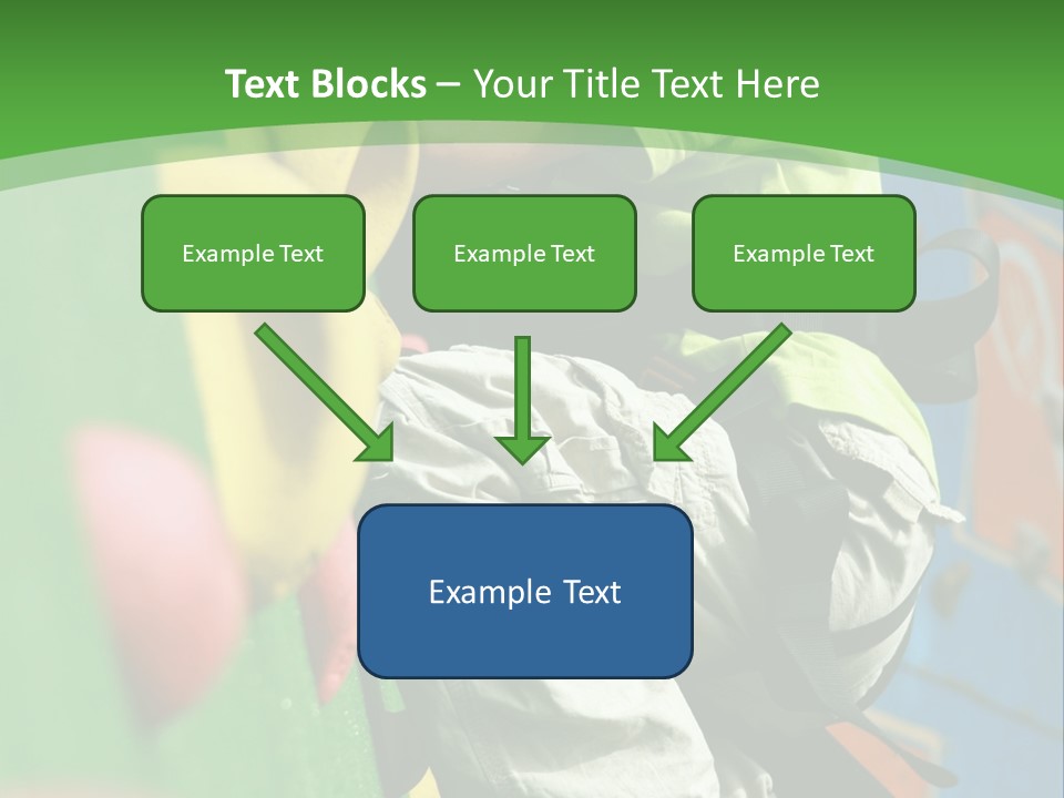 Climbing Mountain Brave PowerPoint Template