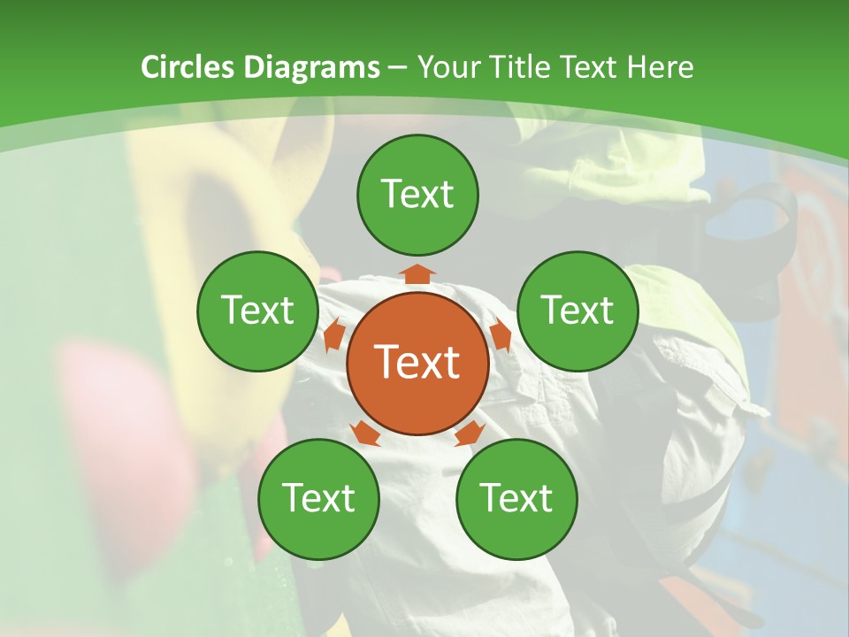 Climbing Mountain Brave PowerPoint Template