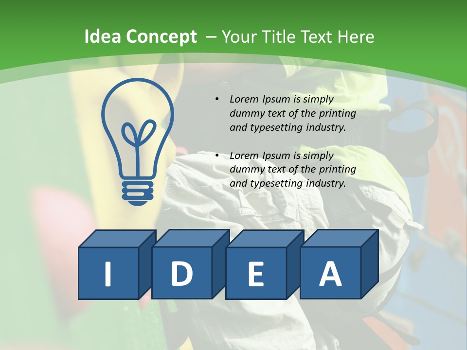 Climbing Mountain Brave PowerPoint Template