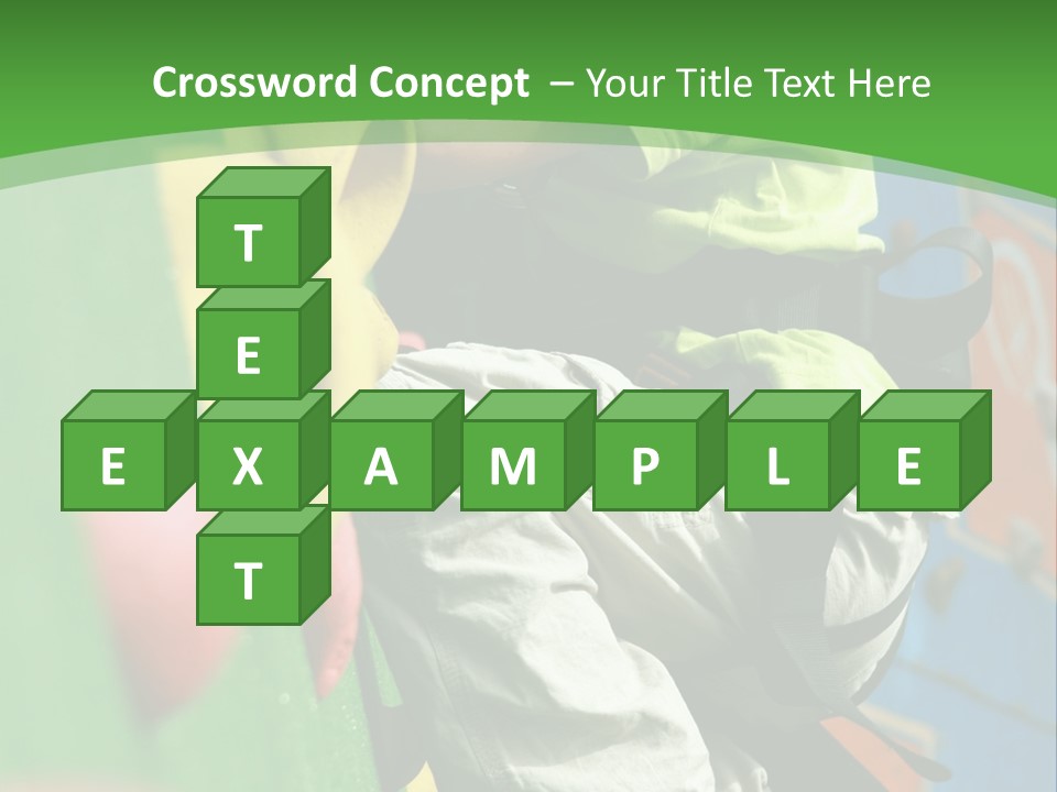 Climbing Mountain Brave PowerPoint Template