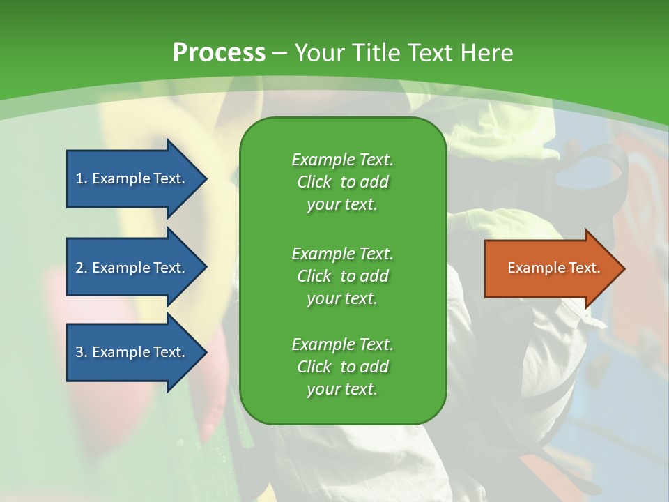 Climbing Mountain Brave PowerPoint Template