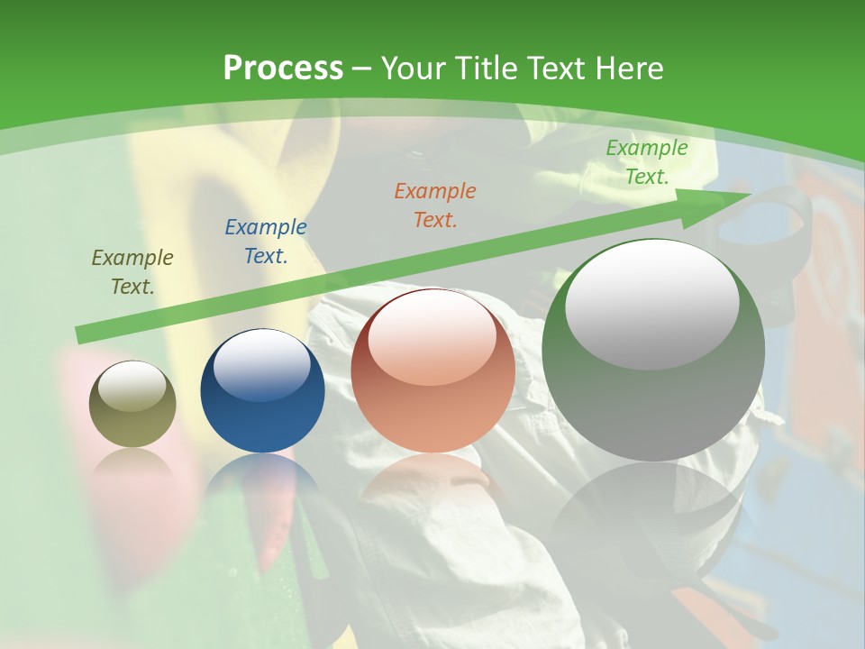 Climbing Mountain Brave PowerPoint Template