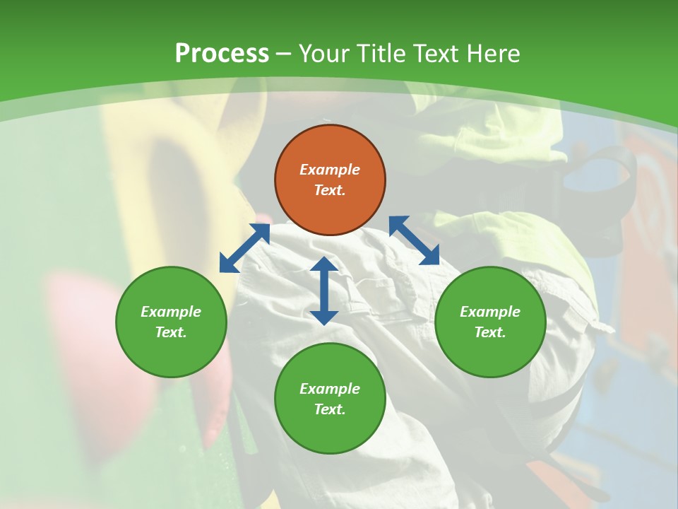 Climbing Mountain Brave PowerPoint Template