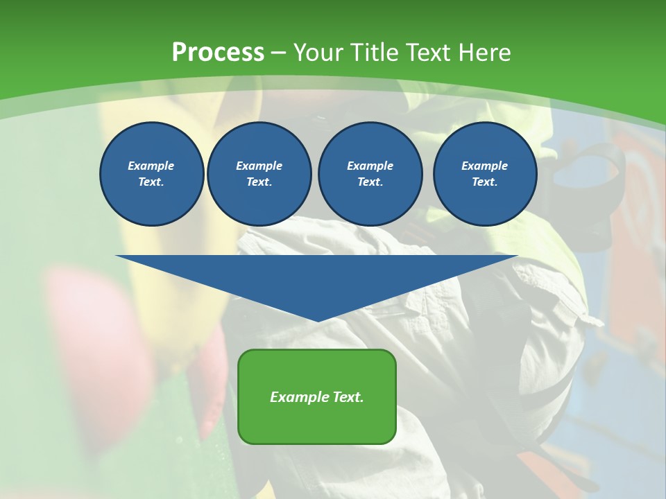 Climbing Mountain Brave PowerPoint Template