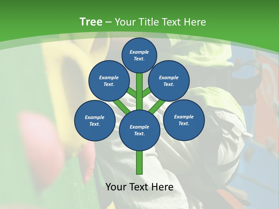 Climbing Mountain Brave PowerPoint Template