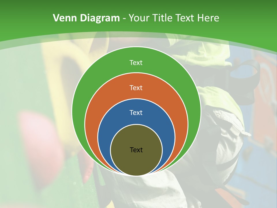 Climbing Mountain Brave PowerPoint Template