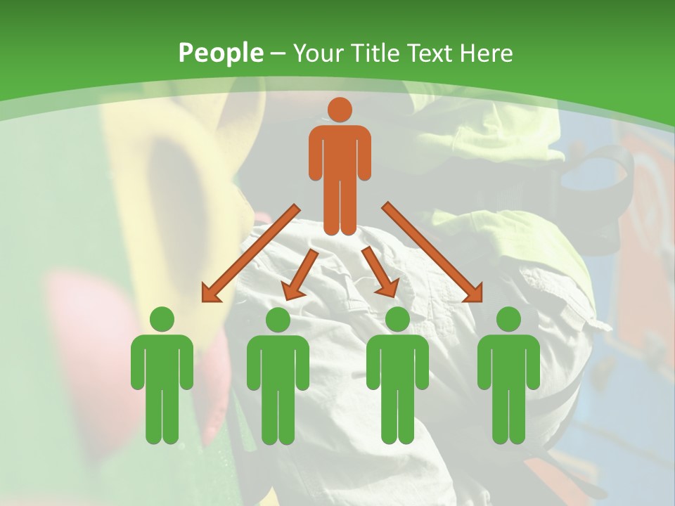 Climbing Mountain Brave PowerPoint Template