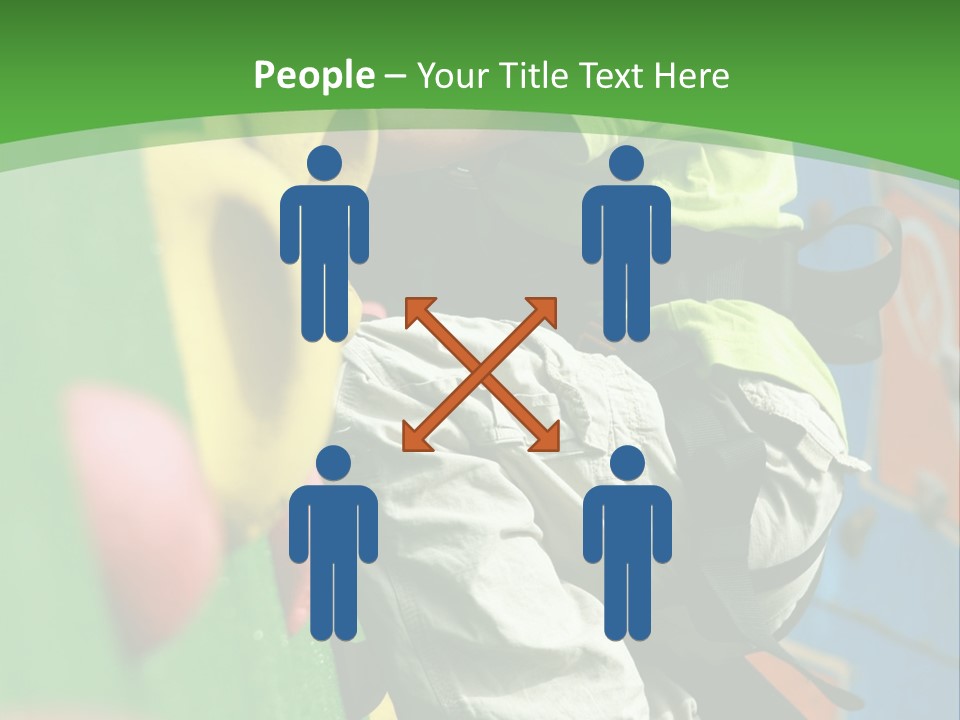 Climbing Mountain Brave PowerPoint Template