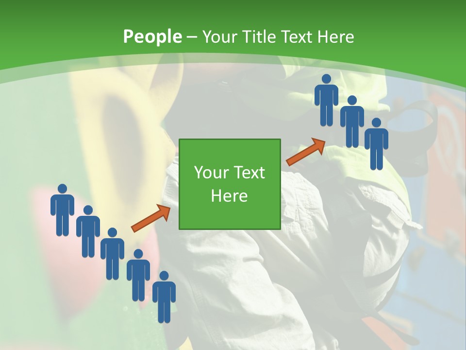 Climbing Mountain Brave PowerPoint Template