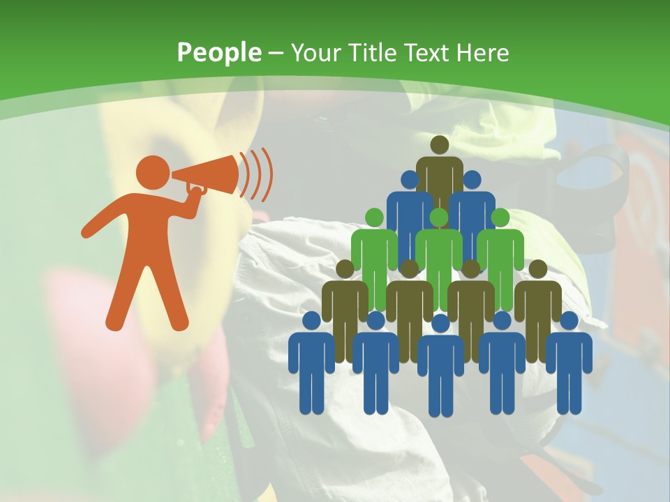 Climbing Mountain Brave PowerPoint Template