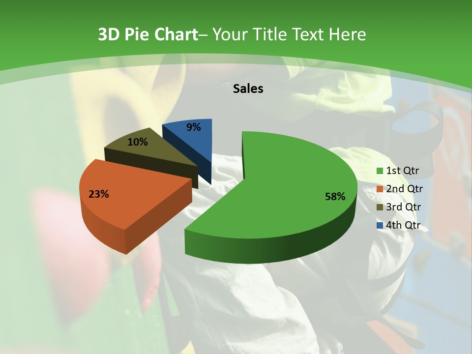 Climbing Mountain Brave PowerPoint Template