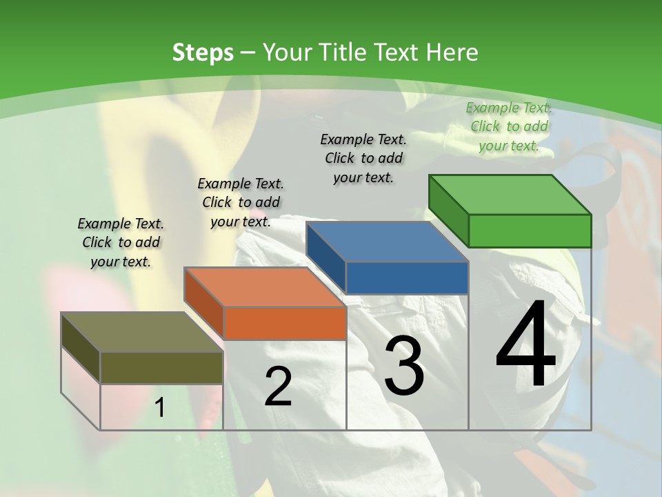 Climbing Mountain Brave PowerPoint Template