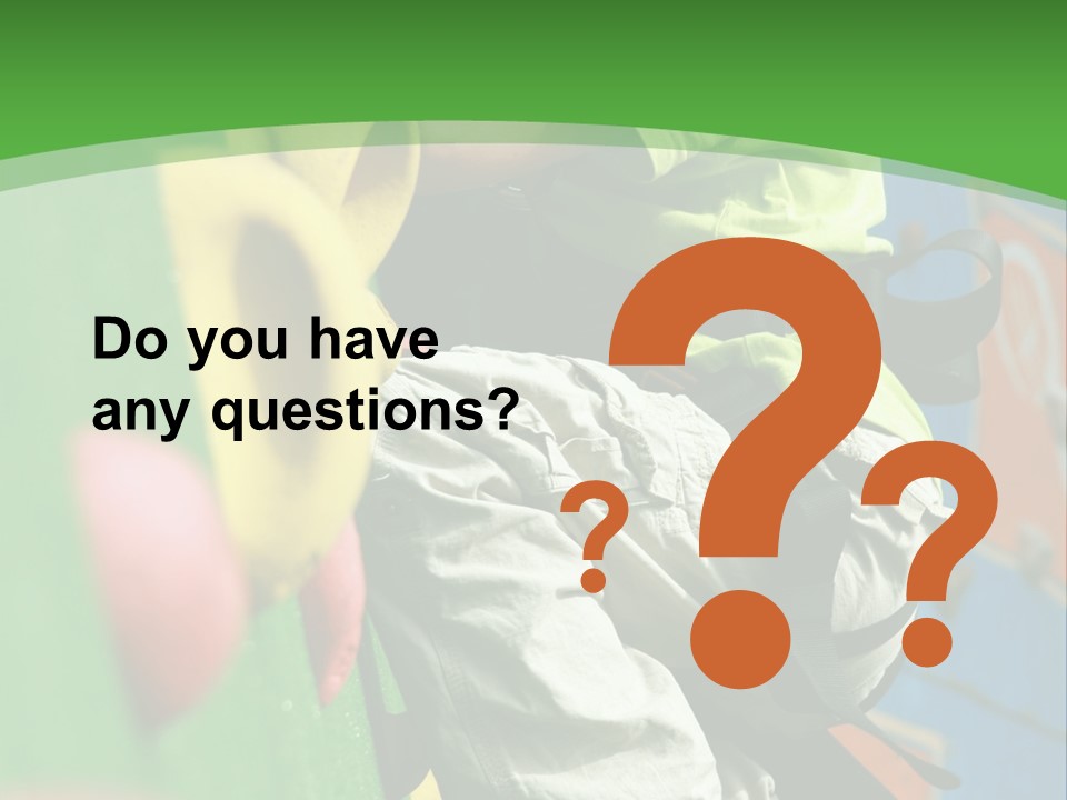 Climbing Mountain Brave PowerPoint Template