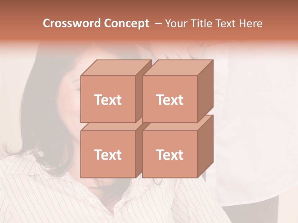 A Woman Getting Her Hair Styled By A Hair Stylist PowerPoint Template