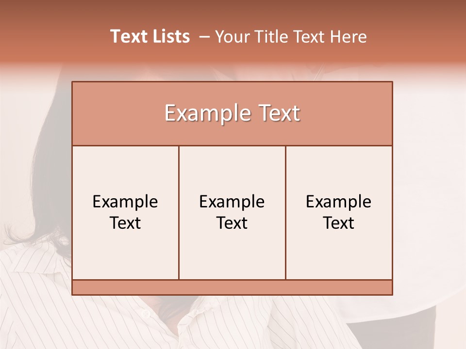 A Woman Getting Her Hair Styled By A Hair Stylist PowerPoint Template