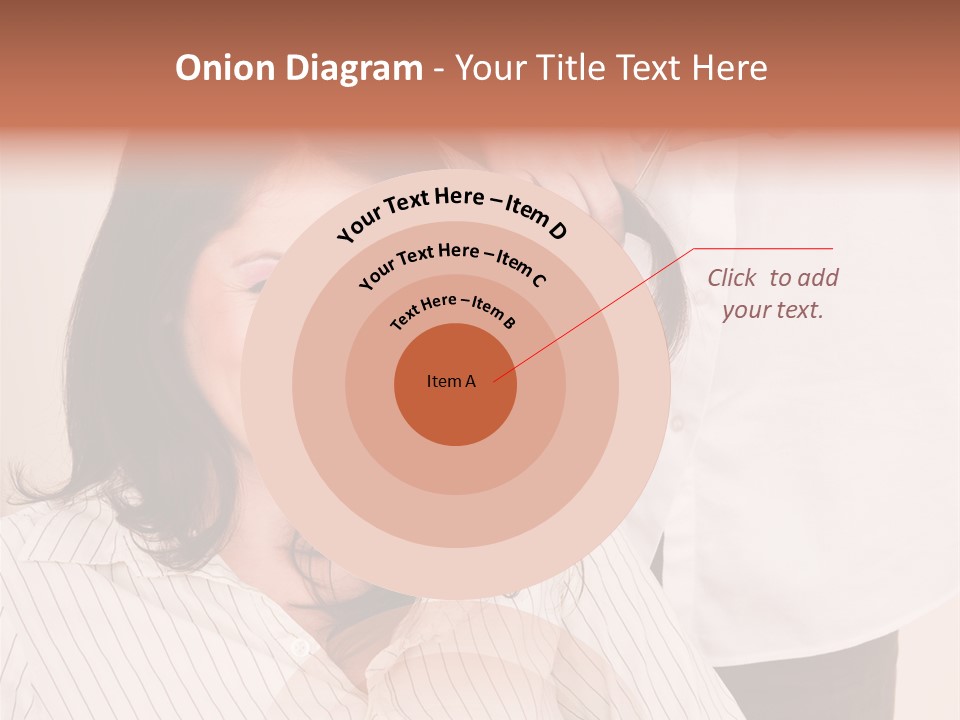 A Woman Getting Her Hair Styled By A Hair Stylist PowerPoint Template