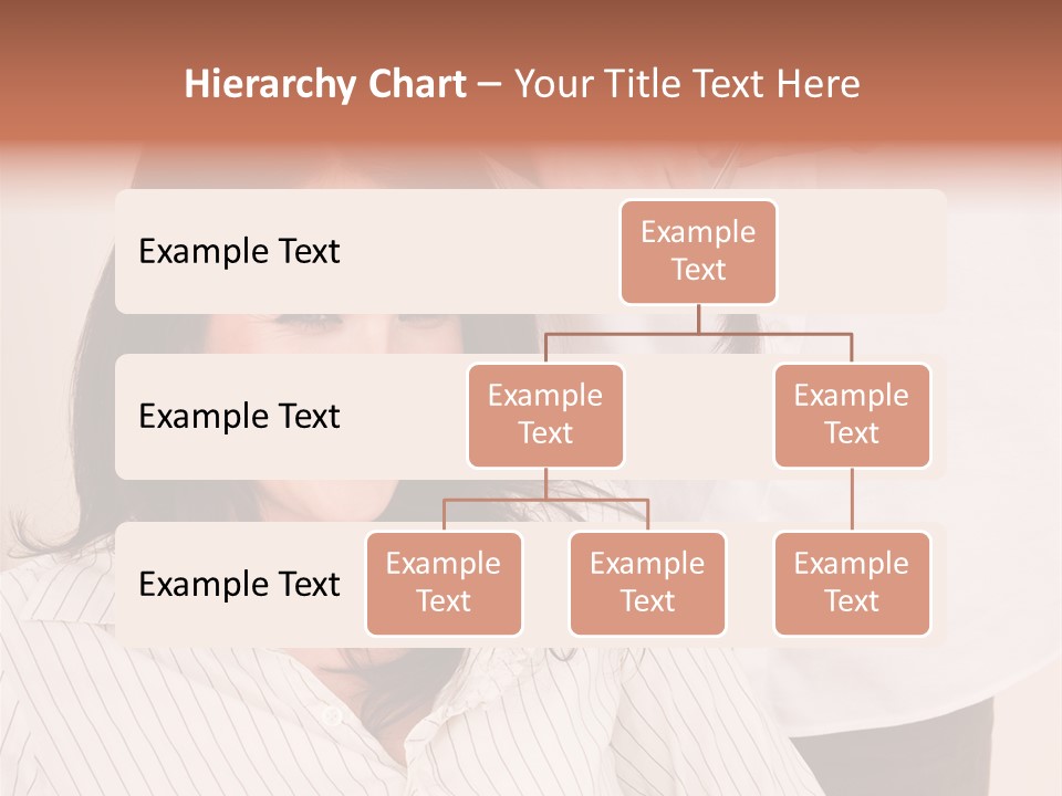 A Woman Getting Her Hair Styled By A Hair Stylist PowerPoint Template