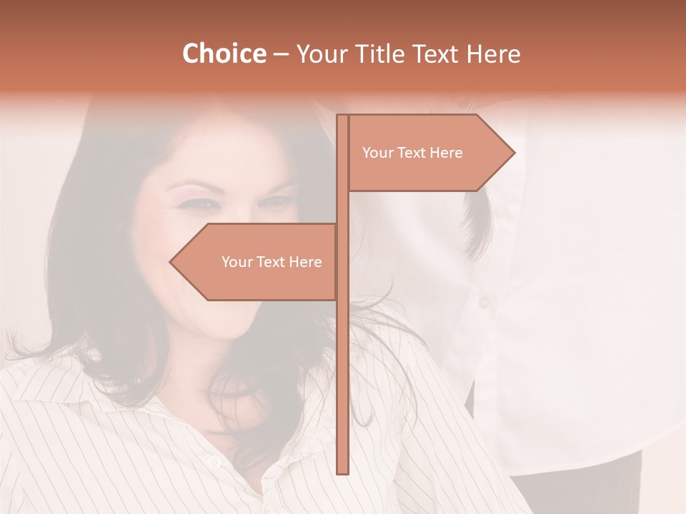 A Woman Getting Her Hair Styled By A Hair Stylist PowerPoint Template