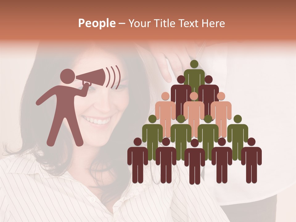 A Woman Getting Her Hair Styled By A Hair Stylist PowerPoint Template