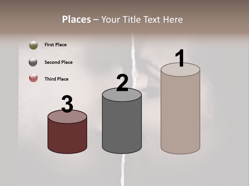 A Man And A Woman Face To Face With The Words Name Of Presentation Company Name PowerPoint Template