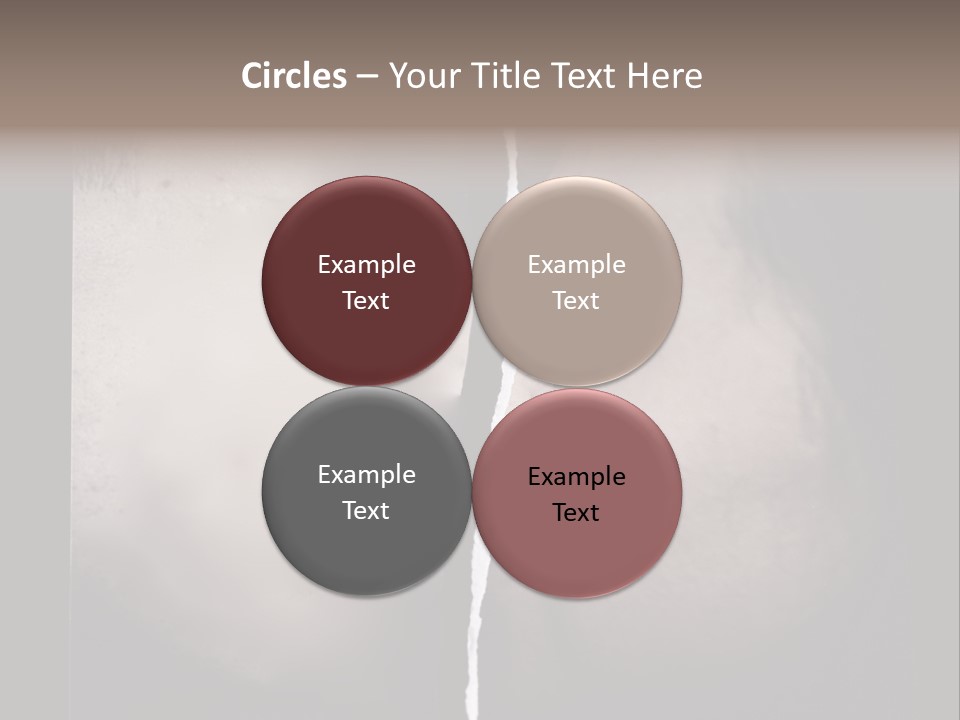 A Man And A Woman Face To Face With The Words Name Of Presentation Company Name PowerPoint Template