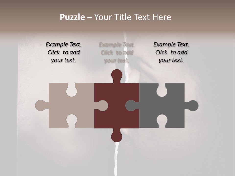 A Man And A Woman Face To Face With The Words Name Of Presentation Company Name PowerPoint Template