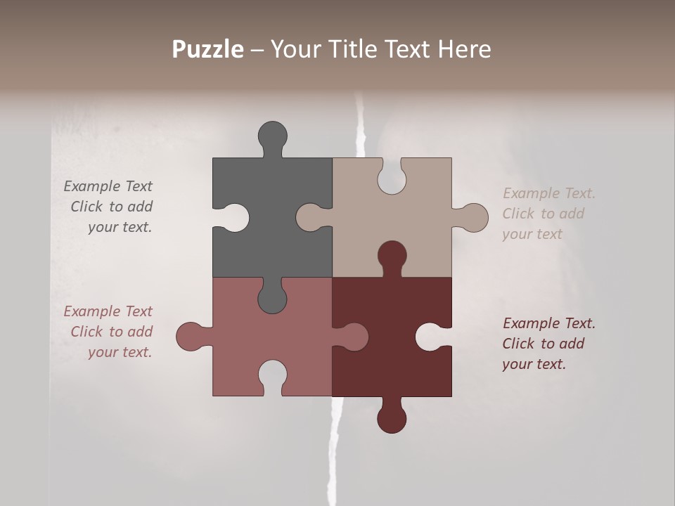 A Man And A Woman Face To Face With The Words Name Of Presentation Company Name PowerPoint Template