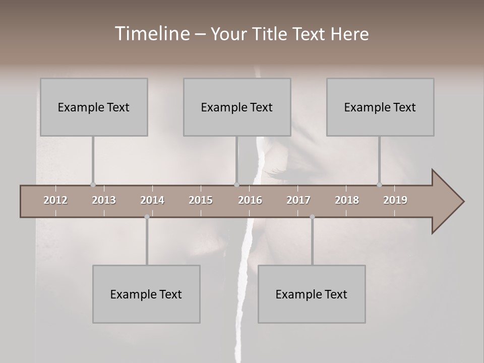 A Man And A Woman Face To Face With The Words Name Of Presentation Company Name PowerPoint Template