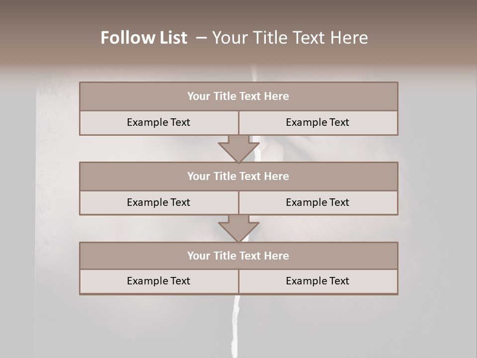 A Man And A Woman Face To Face With The Words Name Of Presentation Company Name PowerPoint Template