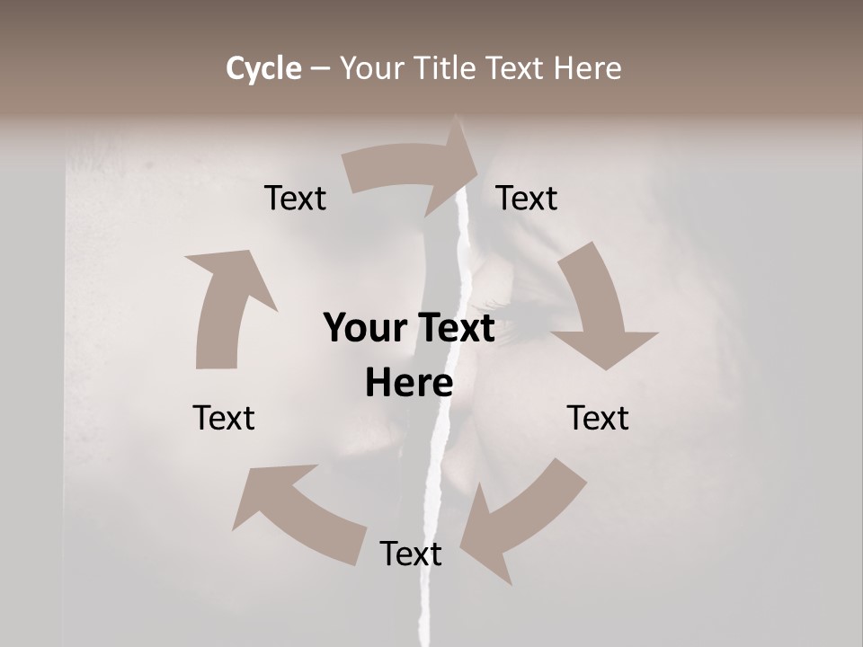 A Man And A Woman Face To Face With The Words Name Of Presentation Company Name PowerPoint Template