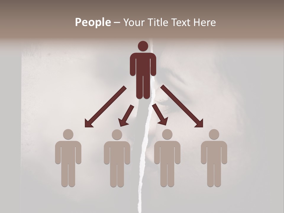 A Man And A Woman Face To Face With The Words Name Of Presentation Company Name PowerPoint Template