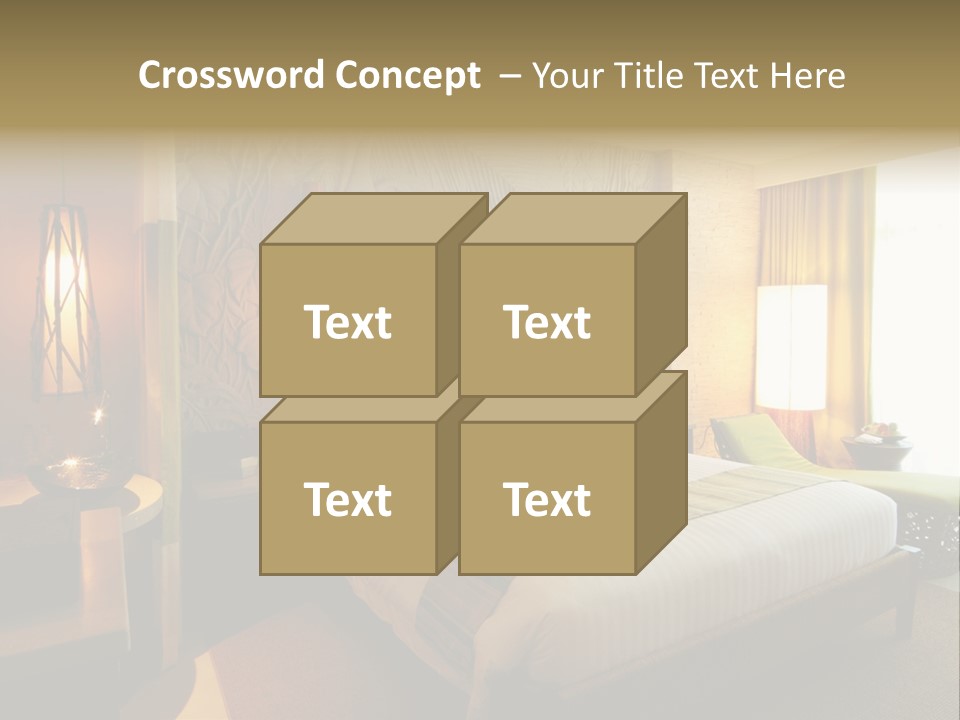 Decor Lamp Bedroom PowerPoint Template