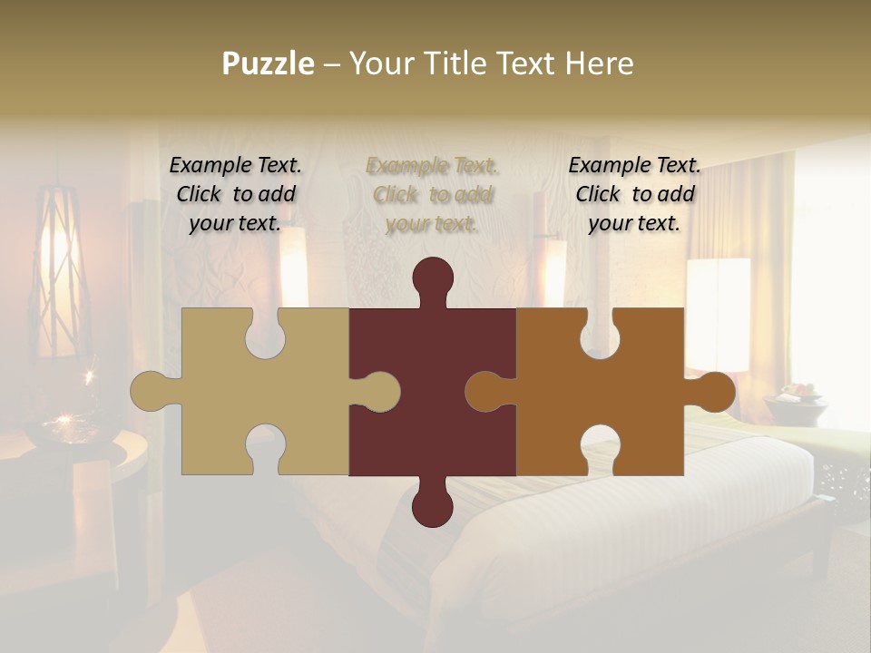 Decor Lamp Bedroom PowerPoint Template