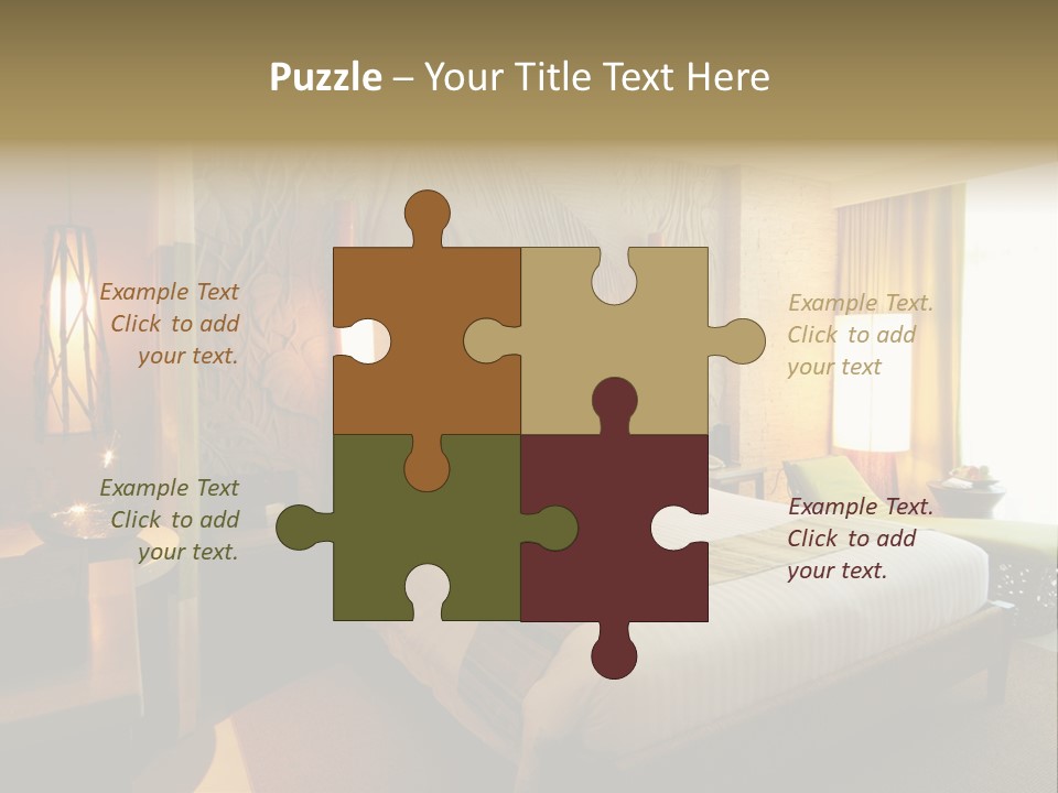 Decor Lamp Bedroom PowerPoint Template